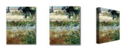 Trademark Global Vincent Van Gogh 'Garden in Bloom' Canvas Art - 24" x 18"